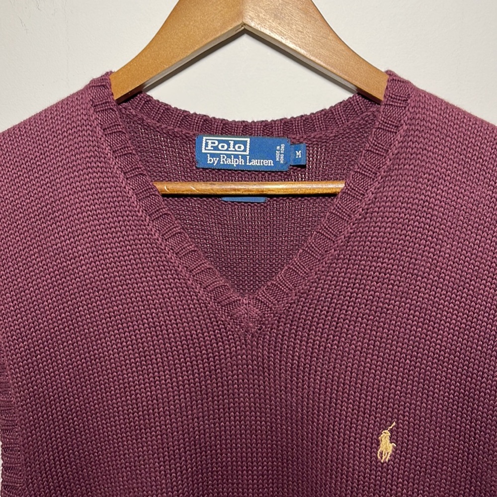 Vintage Ralph Lauren Polo Sweater Vest - Picture 2 of 4